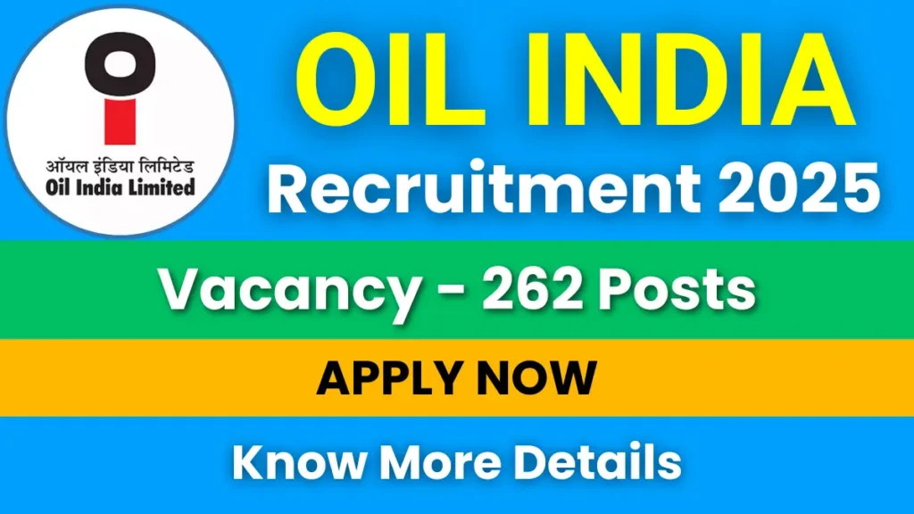 OIL India Workpersons Vacancy 2025